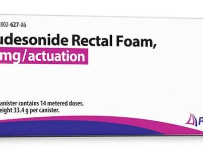 Budesonide rectal foam and enemas